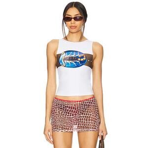 1XBLUE Scorpion T-shirt in White